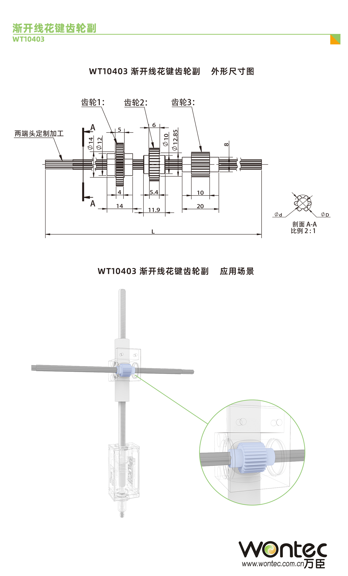 渐开线花键齿轮副 应用场景和尺寸图_.jpg